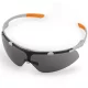 Stihl Advance Super Fit okulary ochronne - ochrona przed UV trzy kolory szkieł pomarańcz, przyciemniane, przezroczyste