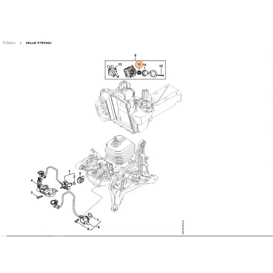 STIHL   Sprężyna dociskowa 0000 122 3000