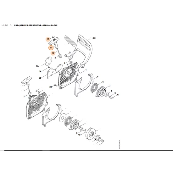 STIHL    Uchwyt ElastoStart, Ø 3,5 mm 0000 190 3401