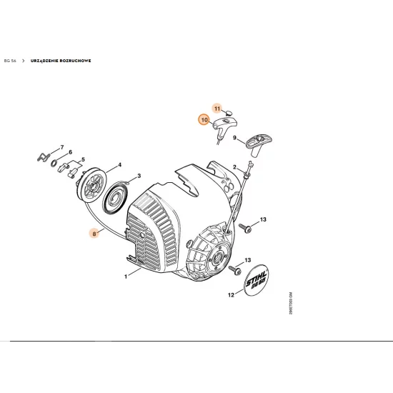 STIHL  Uchwyt ElastoStart, Ø 3 mm 0000 190 3404