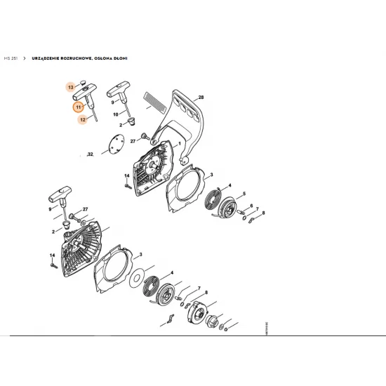 STIHL   Uchwyt ElastoStart, Ø 3 mm 0000 190 3409