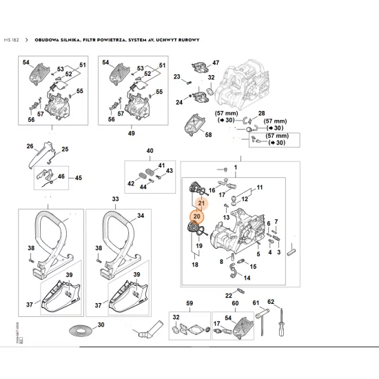 STIHL    Zamknięcie zbiornika paliwa 0000 350 0529