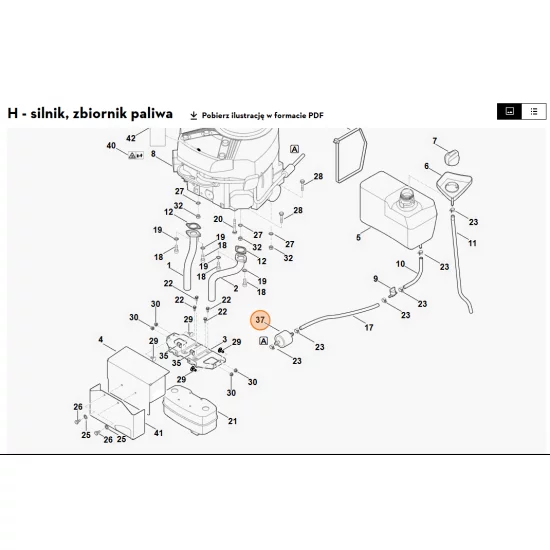 STIHL   Filtr paliwa 0000 350 1800