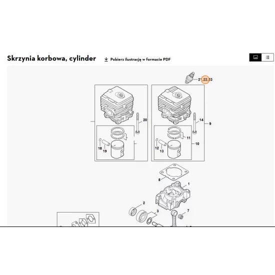 STIHL   Świeca zapłonowa STIHL ZK C 10 0000 400 7025