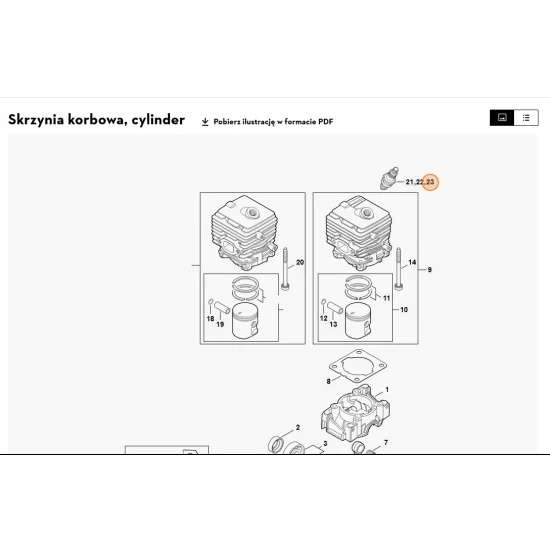 STIHL   Świeca zapłonowa STIHL ZK C 10, opakowanie 40 szt. 0000 400 7026