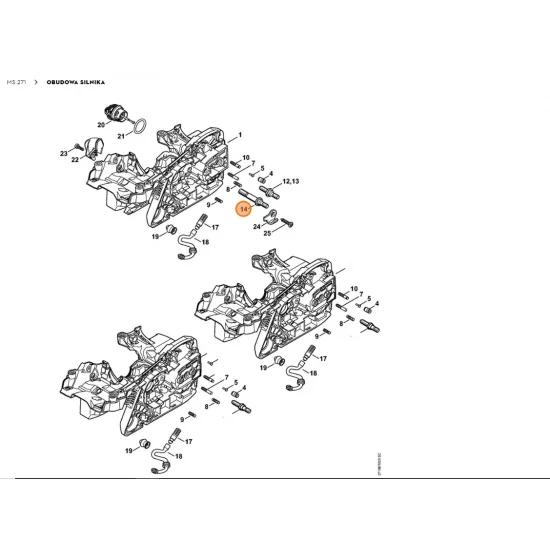 STIHL   Śruba M8 0000 664 2407