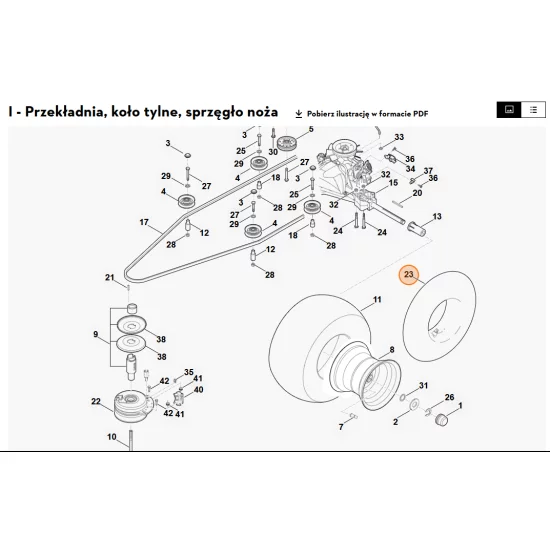 STIHL   Dętka  20x10,0 - 8 0000 704 6703