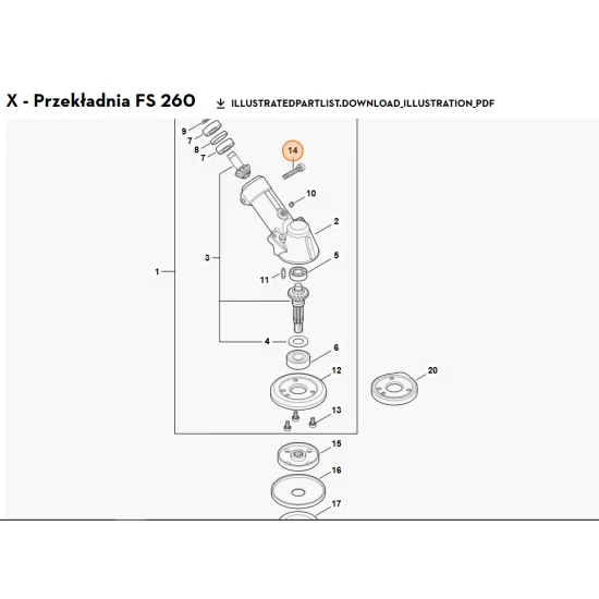 STIHL  Śruba M6 0000 790 6105