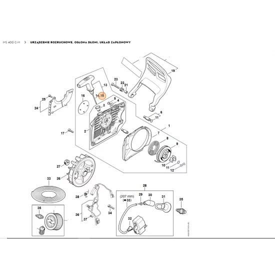 STIHL  Linka urządzenia rozruchowego, Ø 3,5 mm 0000 930 2267