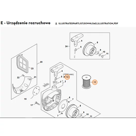 STIHL   Linka urządzenia rozruchowego, Ø 3 mm x 30,5 m 0000 930 2298