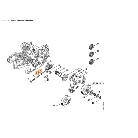 STIHL  Podkładka 0000 958 0408