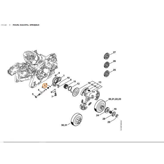 STIHL   Sprężyna dociskowa 0000 997 2002