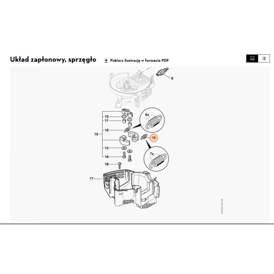 STIHL   Sprężyna naciągowa 0000 997 5502