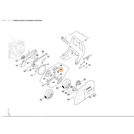 STIHL   Sprężyna naciągowa 0000 997 5515