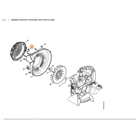 STIHL  Sprężyna ramieniowa 0000 998 040