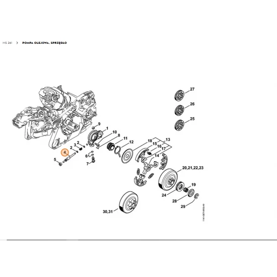 STIHL   Tłok pompy 1121 647 0603