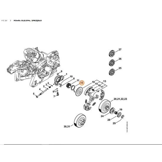 STIHL  Zabierak 1121 647 3100