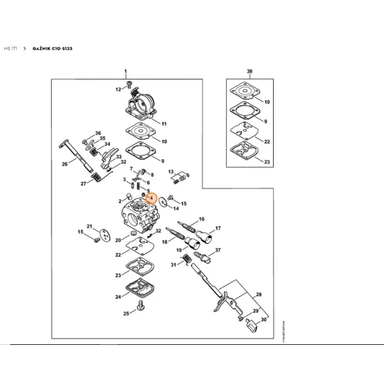 STIHL  Dysza stacjonarna 0.46 1123 121 5602