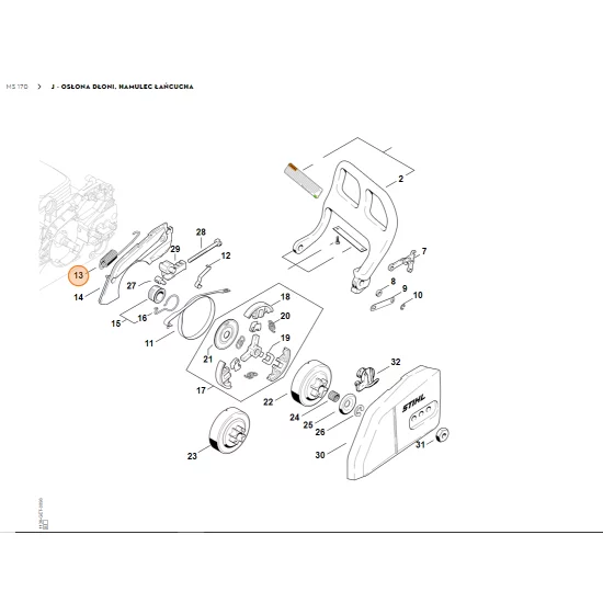 STIHL   Sprężyna naciągowa 1123 162 7900