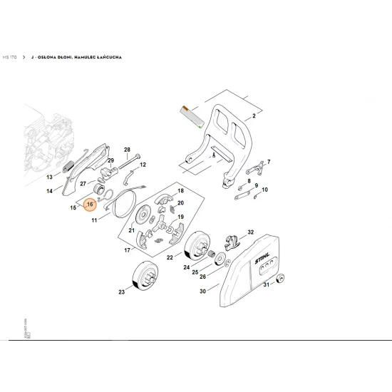 STIHL   Sprężyna 1123 647 2400