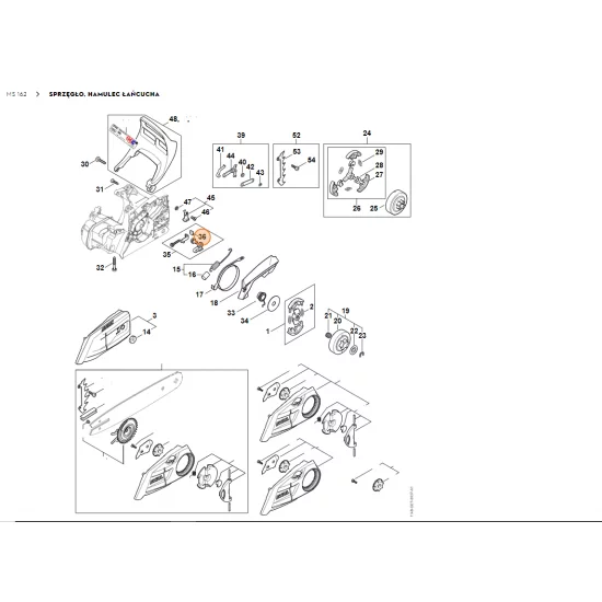 STIHL   Element dociskowy 1123 664 1400