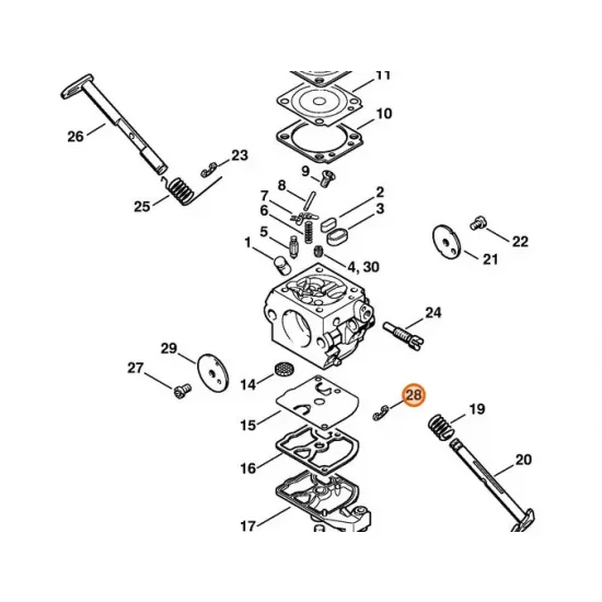 STIHL   Pierścień zabezpieczający 1125 122 9002