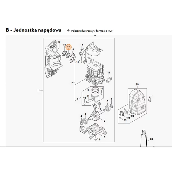 STIHL   Uszczelka 1125 129 0500