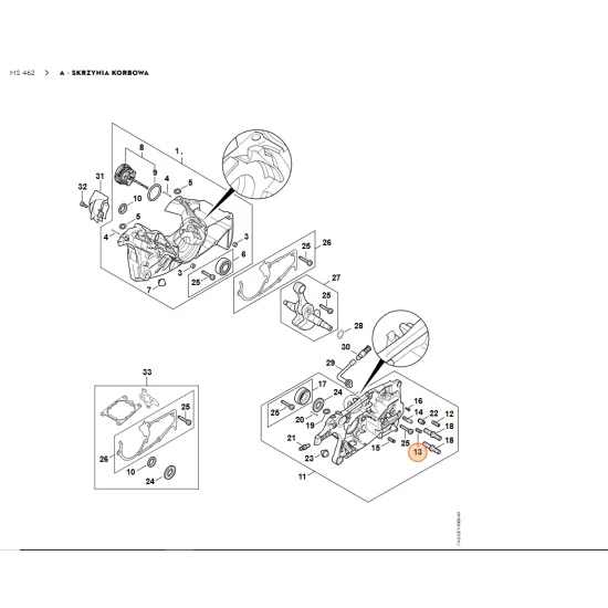 STIHL   Trzpień 1128 162 5200