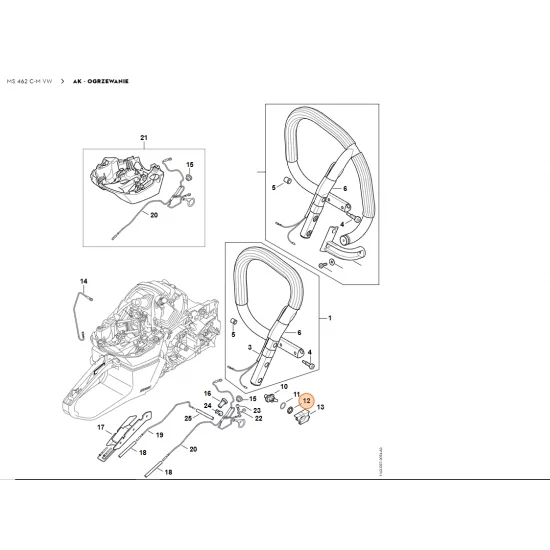 STIHL   Nakrętka sześciokątna 1128 432 2200