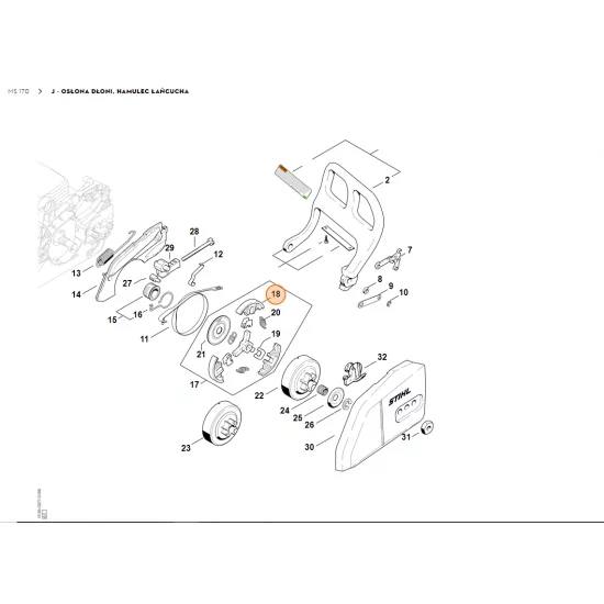 STIHL   Rozpieracz odśrodkowy 1129 162 0800