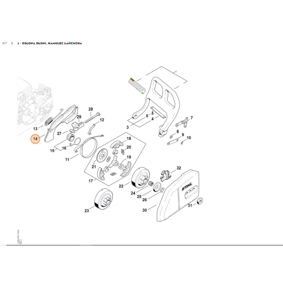 STIHL   Pokrywka 1130 021 1100