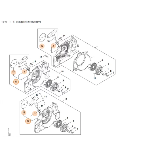 STIHL   Obudowa wentylatora 1130 080 1800