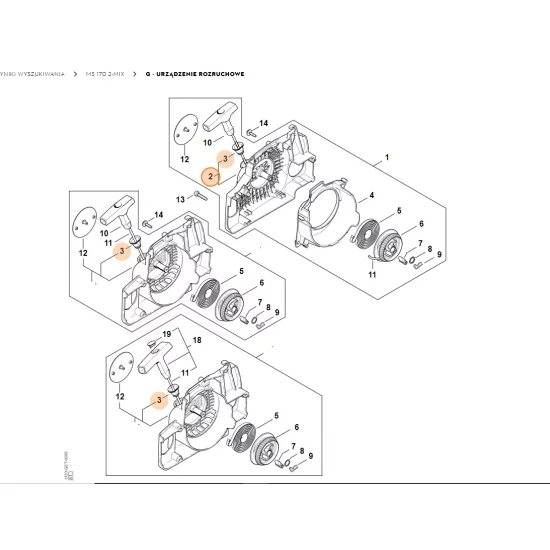 STIHL   Obudowa wentylatora 1130 080 1807