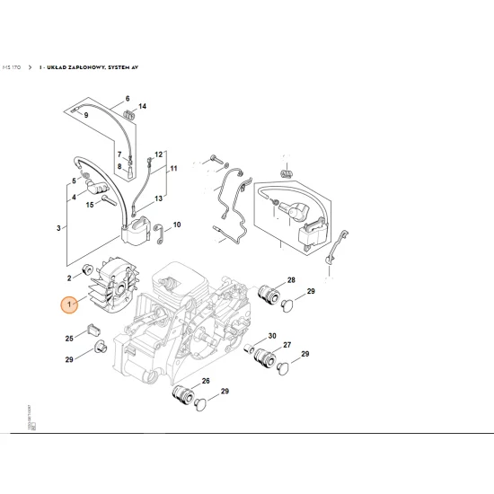 STIHL   Koło zamachowe 1130 400 1201