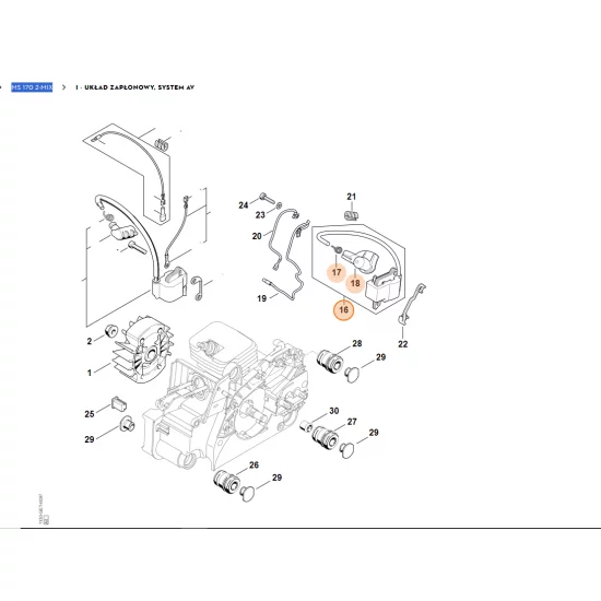 STIHL   Moduł zapłonowy 1130 400 1308