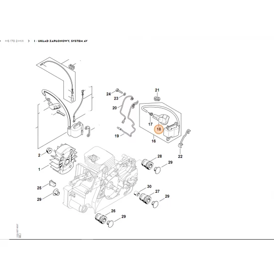 STIHL   Wtyczka przewodu zapłonowego 1130 405 1001