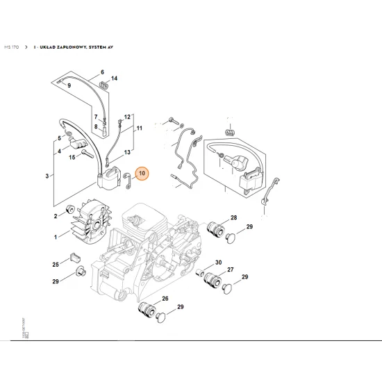 STIHL   Element izolujący 1130 405 8000