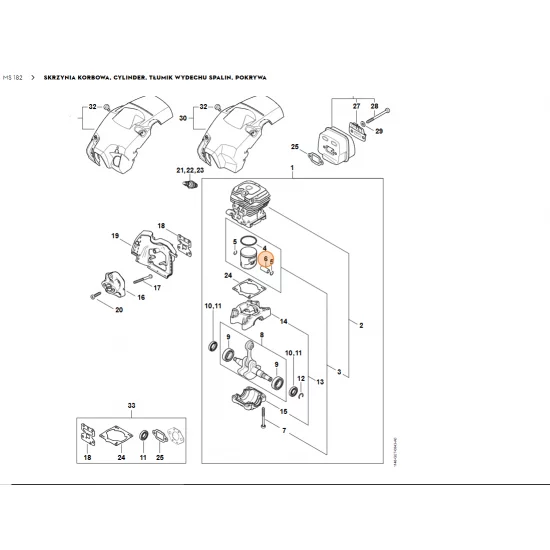 STIHL    Sworzeń tłokowy 10x6,5x25 1132 034 1501