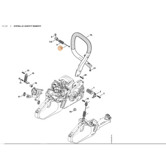 STIHL   Zabezpieczenie 1135 790 8100