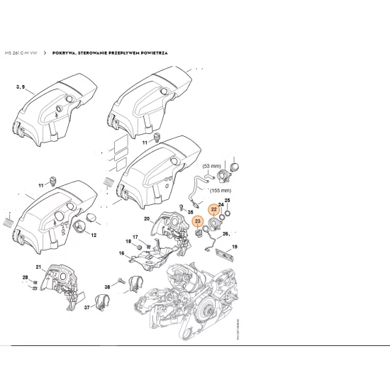 STIHL   Przełącznik 1138 430 0502