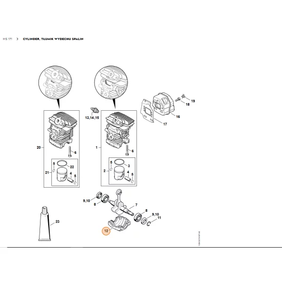 STIHL   Misa korbowa 1139 021 2503