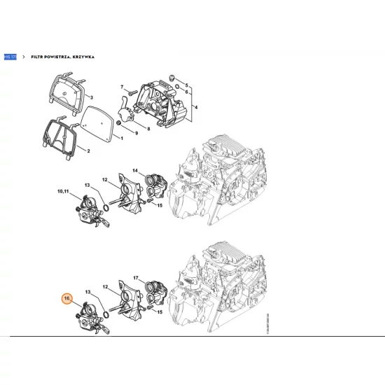 STIHL  Gaźnik C1Q-S123D 1139 120 0607