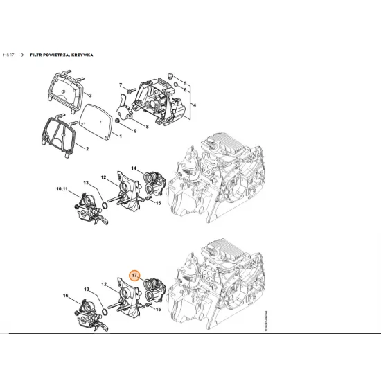 STIHL   Krzywka 1139 140 2500