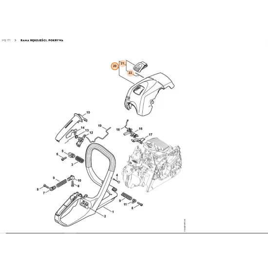 STIHL   Pokrywa 1139 140 4702