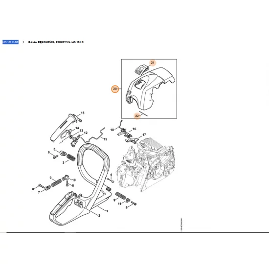 STIHL   Pokrywa 1139 140 4703