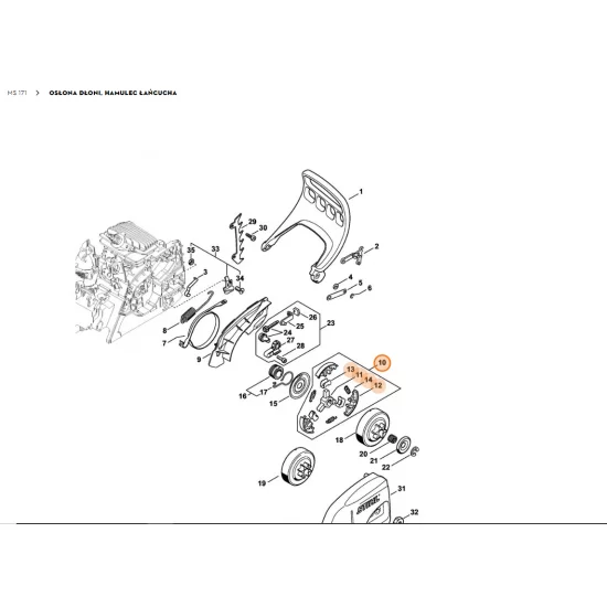 STIHL    Sprzęgło 1139 160 2000