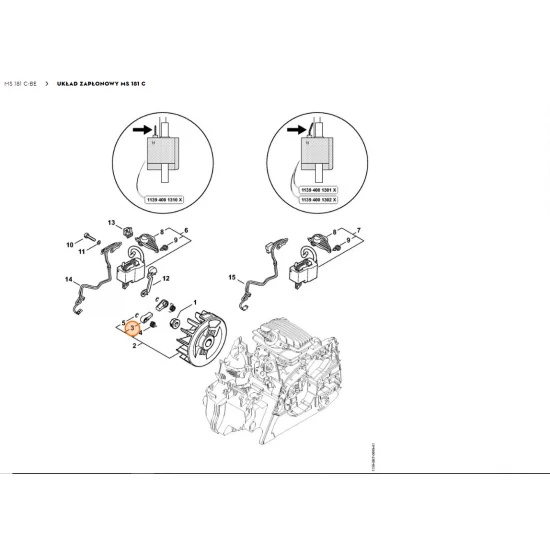 STIHL   Rygiel zapadkowy 1139 195 7200