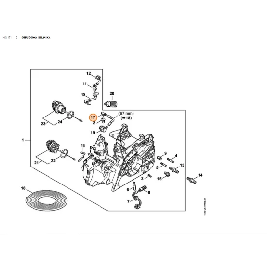 STIHL  Element łączący 1139 353 2700