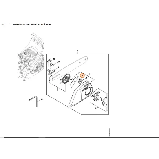 STIHL   Osłona blaszana 1139 648 3800