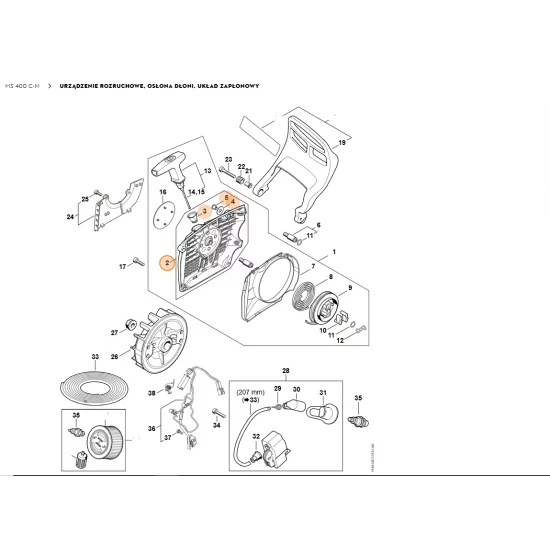 STIHL   Obudowa wentylatora 1140 080 1800